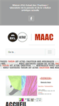 Mobile Screenshot of maac.be